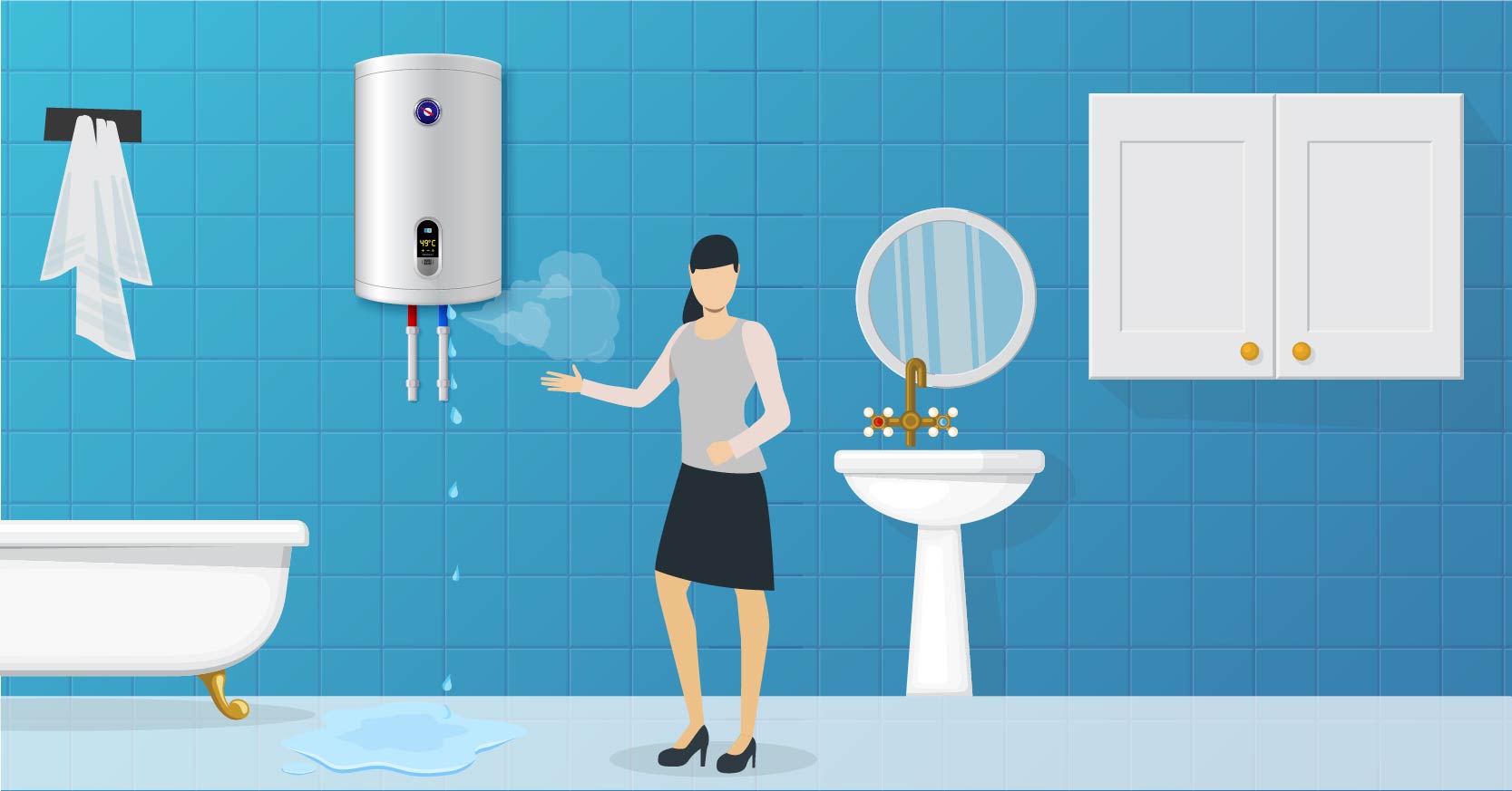 Water Leaking From Geyser 5 Reasons and How to Fix It?